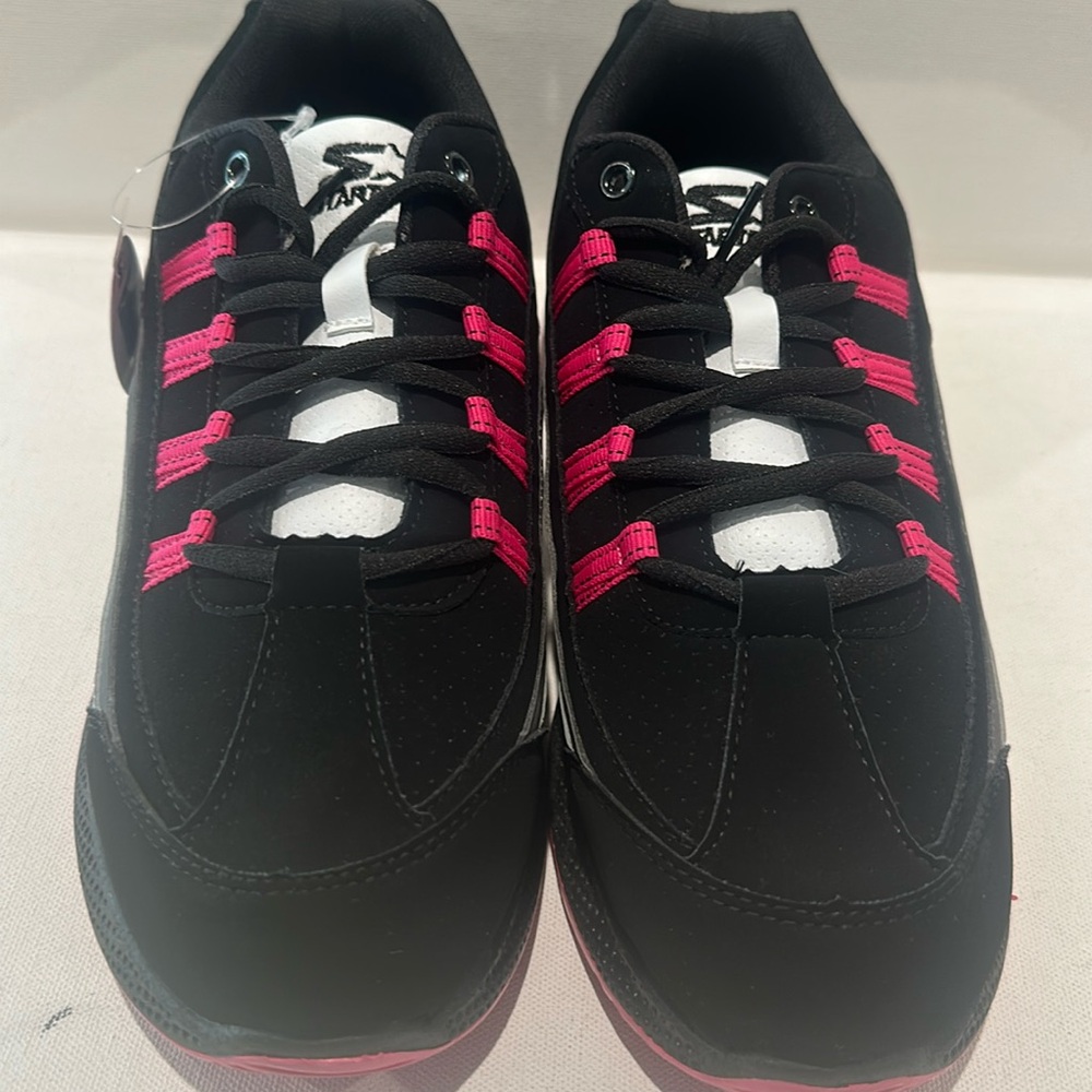 NWT Starter Black & Pink Sneakers. Size 8.5